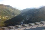 Anstieg Furkapass, Blick zurck zum Grimselpass