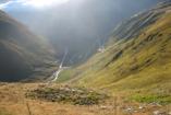 von der Passhhe Blick zurck zum Grimselpass, 2436 m .M.