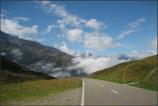 vom Oberalppass gehts ber Flims zum San Bernadinopass