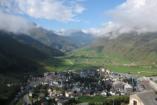 vom Oberalppass Blick auf Andermatt Richtung Furkapass