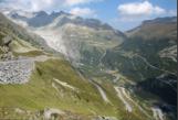 Blick vom Grimselpass zurck Richtung Furkapass