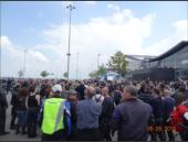 Ankunft Messe Stuttgart 13/30 Uhr
