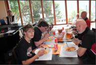 Mittagspause Urner See (Vierwaldstttersee) Restaurant Tellsplatte